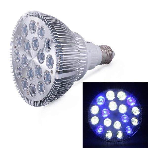 E27 LED Grow Light 54w White+Blue